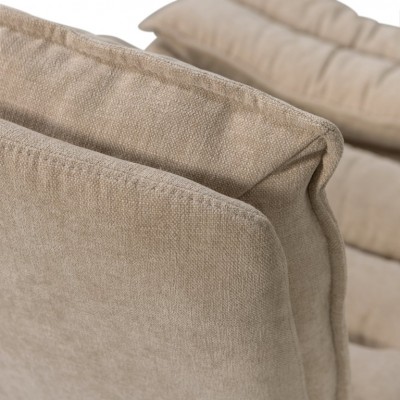 Kube fotel z podnóżkiem, naturalny, Woood