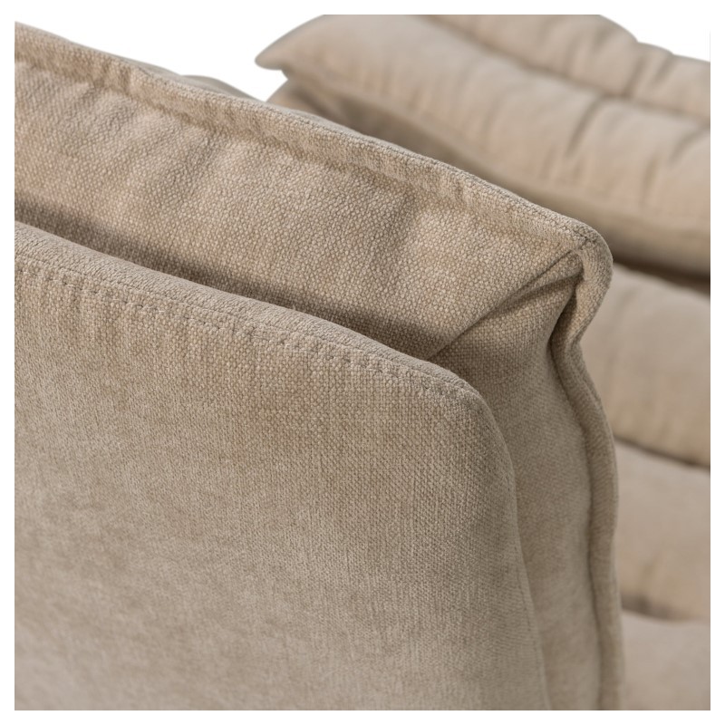 Kube fotel z podnóżkiem, naturalny, Woood