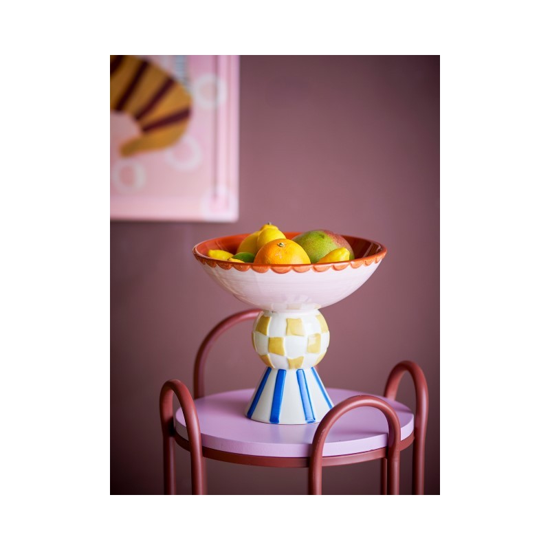 Bob miska na nóżce, wielobarwna, Bloomingville