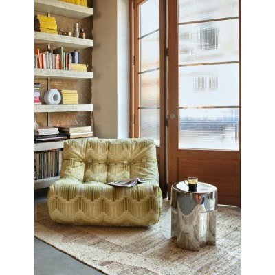 Chrome ceramiczny stolik, srebrny, HKLiving