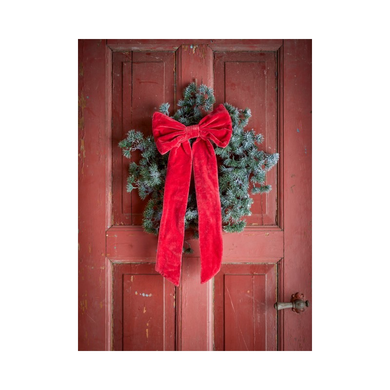 Ruby dekoracyjna kokarda, czerwona, Bloomingville