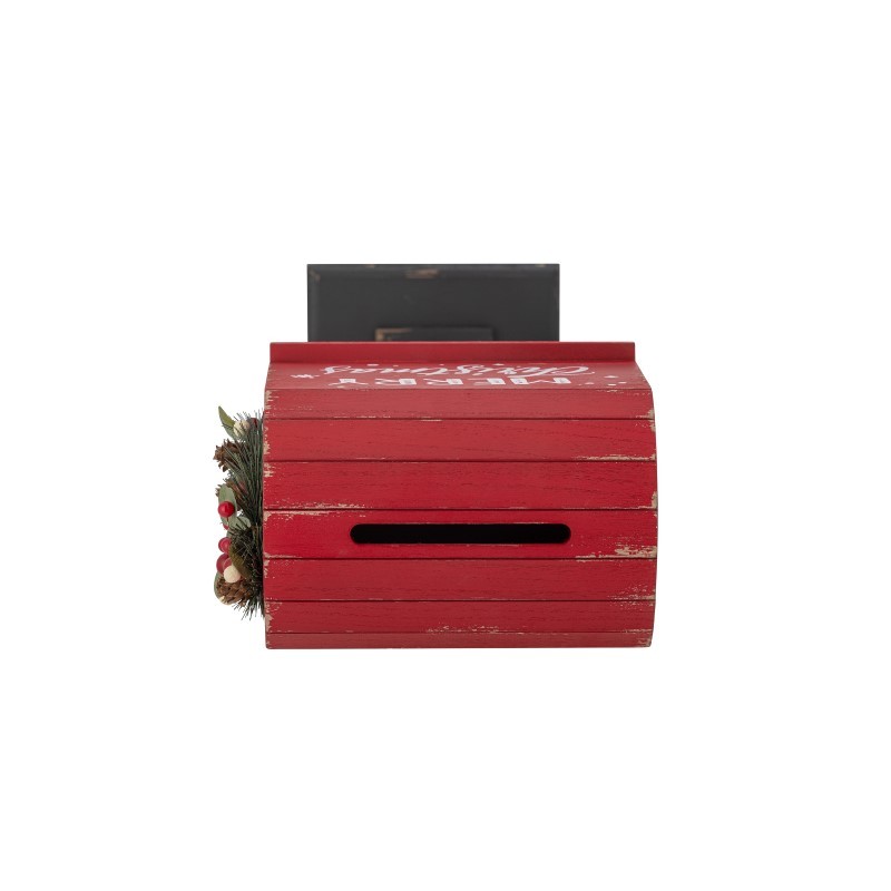 Carlo skrzynka na listy Mikołaja, czerwona, Bloomingville