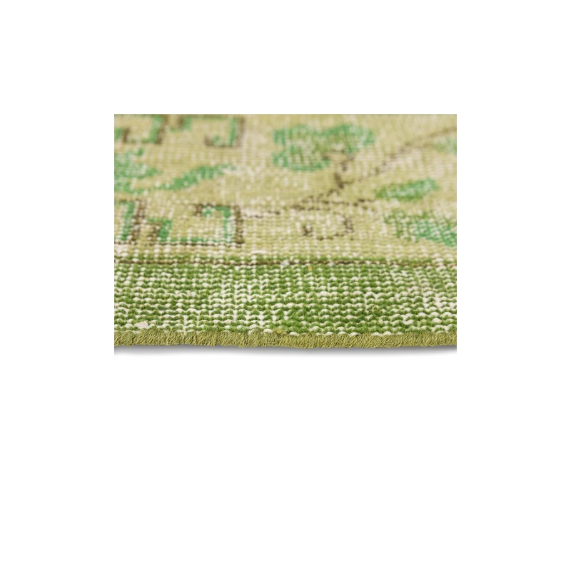 Wełniany dywan Knotted, zielony, HKLiving