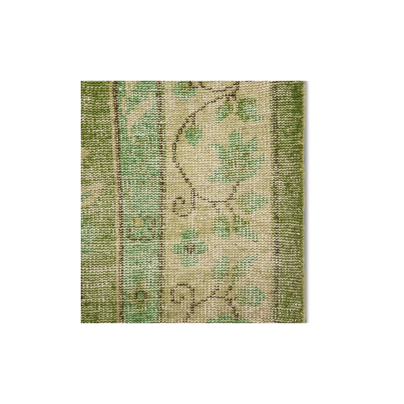 Wełniany dywan Knotted, zielony, HKLiving