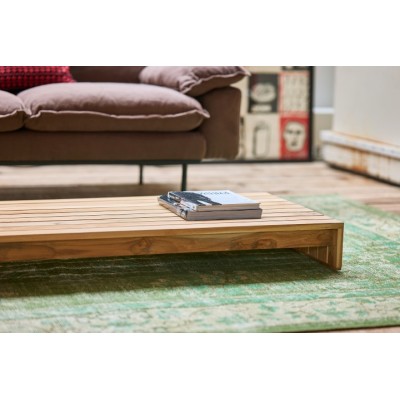 Wełniany dywan Knotted, zielony, HKLiving