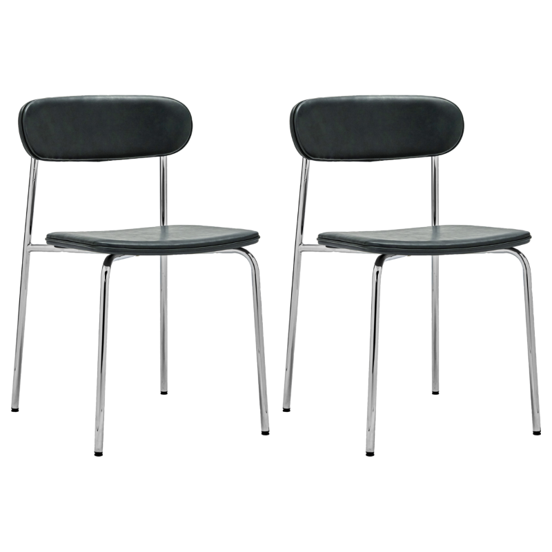 Pova krzesła 2 szt., ciemno zielone, House Doctor