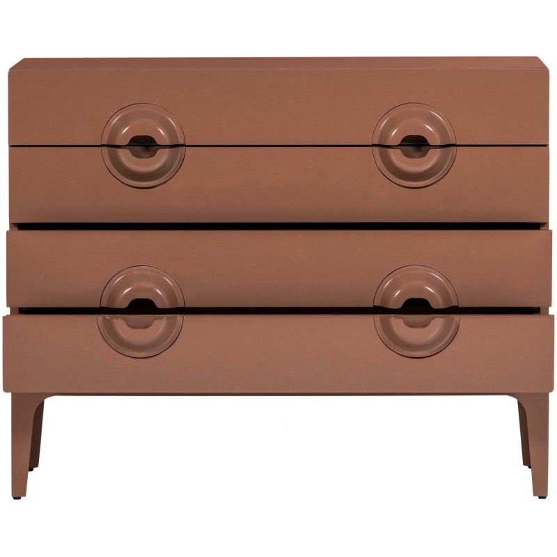 Komoda Merge, old pink, Woood