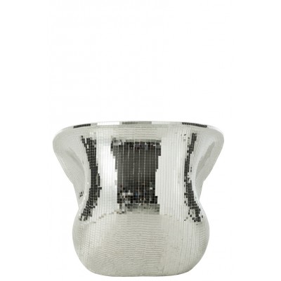 Resin fotel lustrzany, srebrny, J-Line