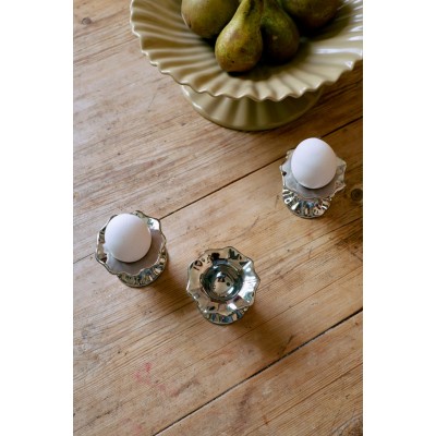 Class komplet kieliszków do jajek 4 szt., srebrne, HKLiving