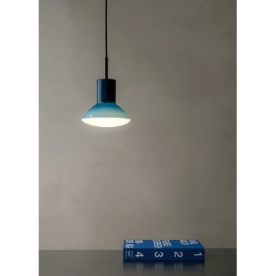 Lampa wisząca Onda, niebieska, Grupa