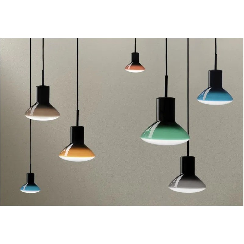 Lampa wisząca Onda, brązowa, Grupa