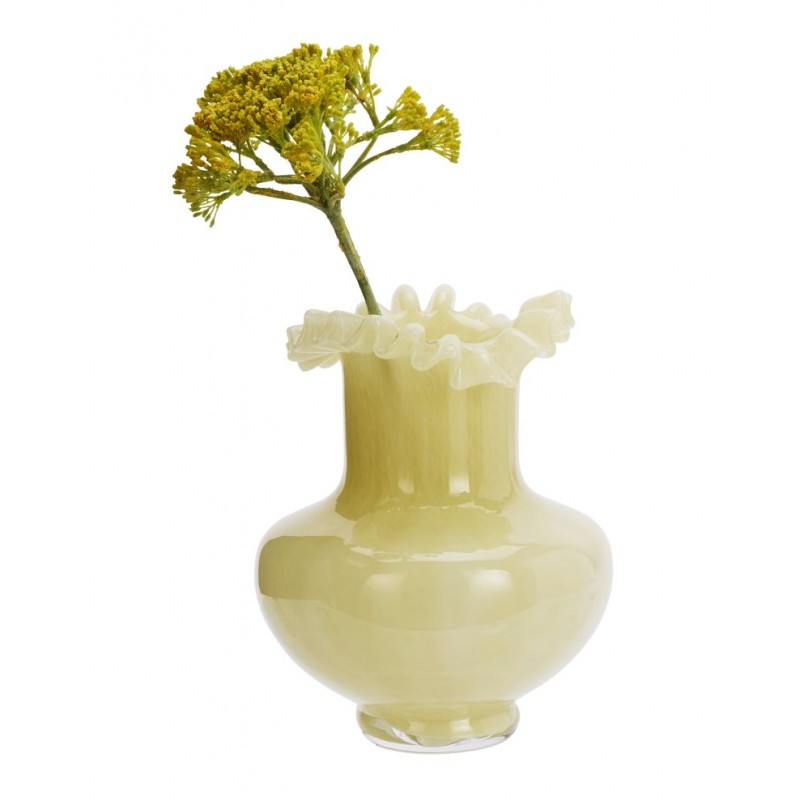 Wazon szklany Juli, miodowy, Madam Stoltz