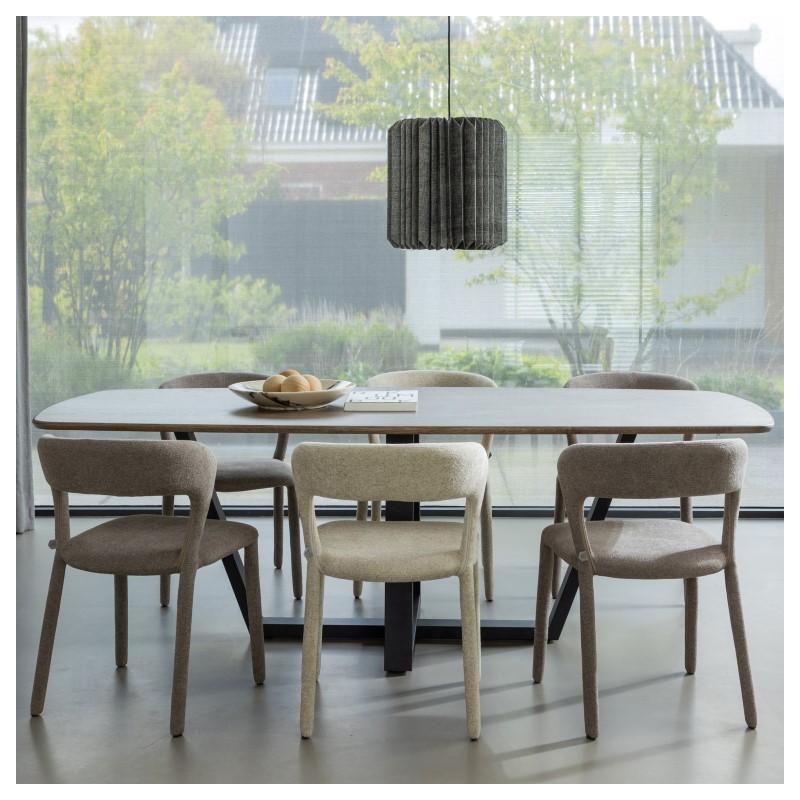 Noble krzesło do jadalni, sand, Woood