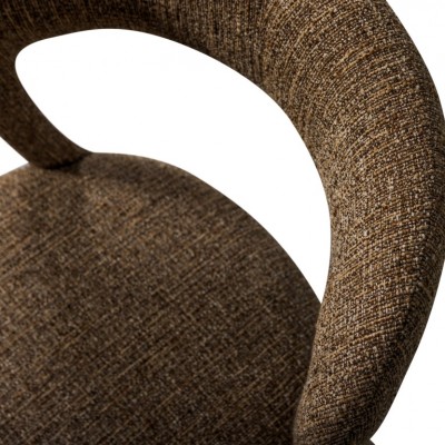 Noble krzesło do jadalni, brązowy melange, Woood