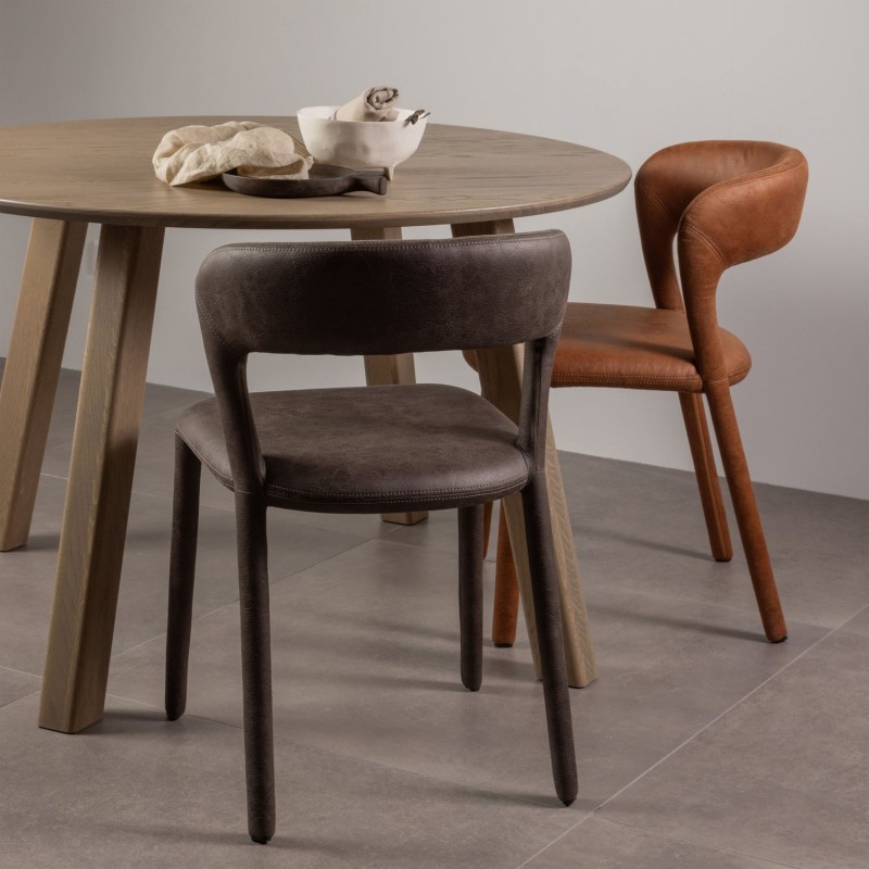 Noble krzesło do jadalni, koniakowe, Woood