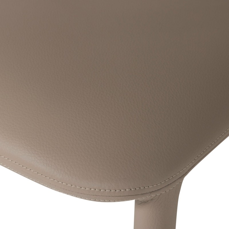 Noble krzesło do jadalni skóropodobne, beżowe, Woood