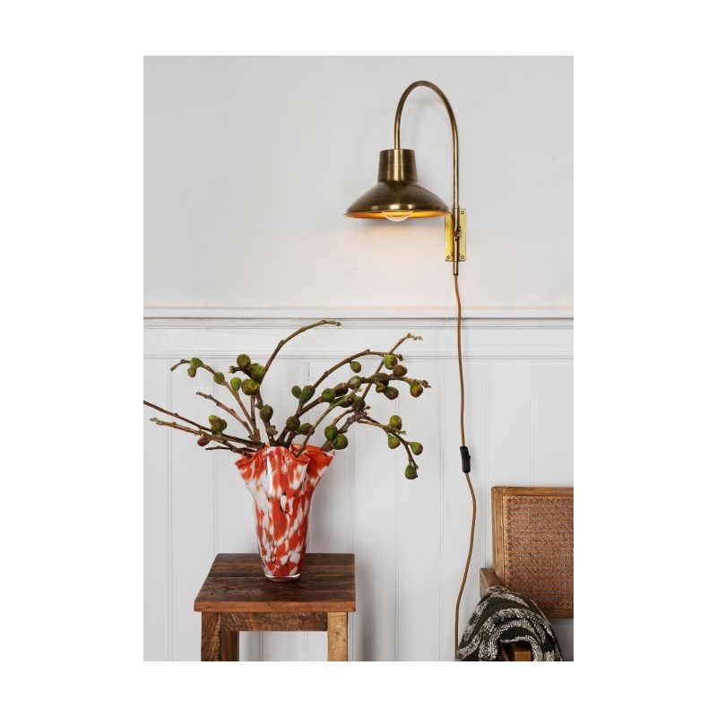 Pled Meris z bawełny, ciemna zieleń, Madam Stoltz