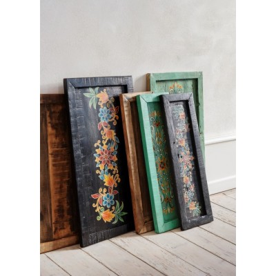 Taca TIMO S z drewna recyklingowanego, zielona, Madam Stoltz