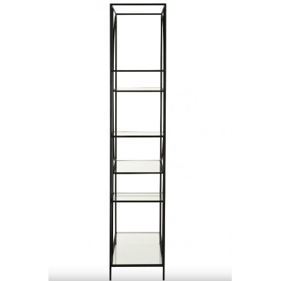 Regał Rock metalowy, czarny, J-Line