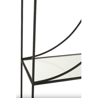 Regał Rock metalowy, czarny, J-Line