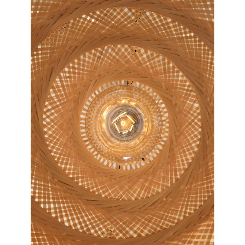 Bambusowa lampa wisząca Palawan, naturalny, Good and Mojo