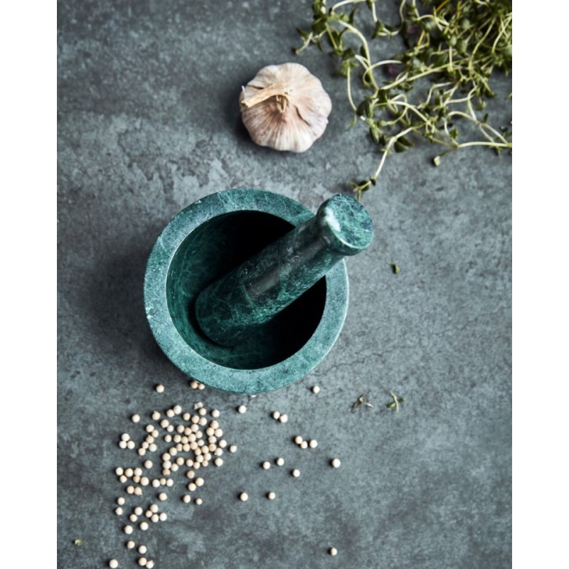 Arb moździeż z tłuczkiem, marmurowy, House Doctor