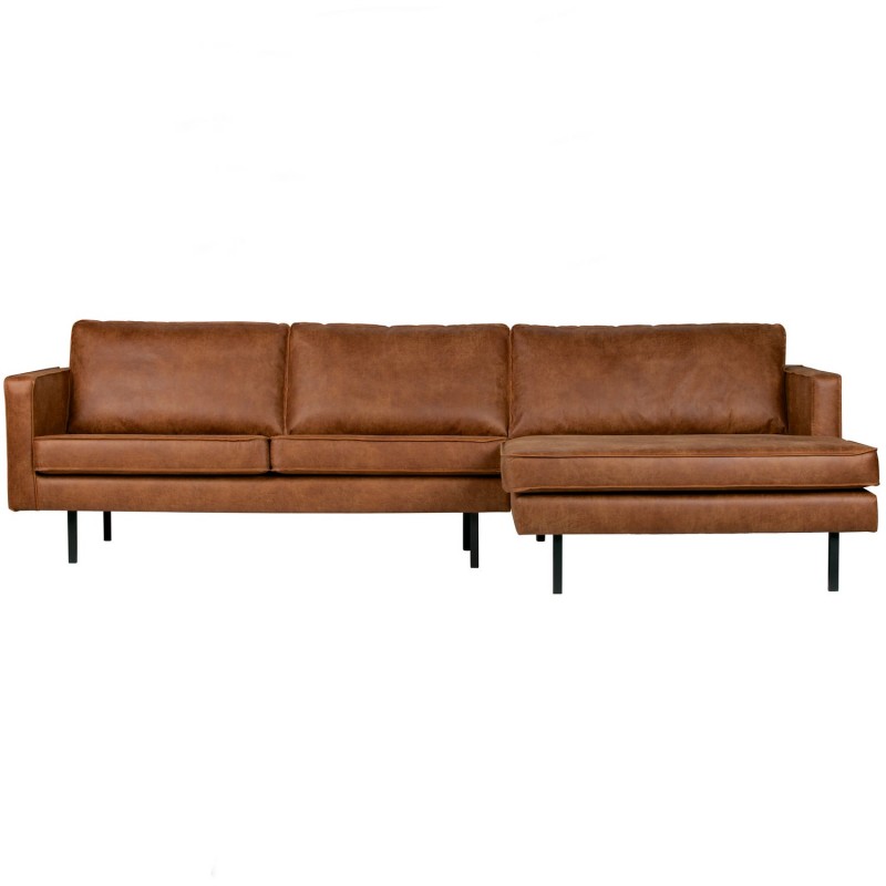Sofa narożna Rodeo 300 cm, prawy, koniakowy, Woood
