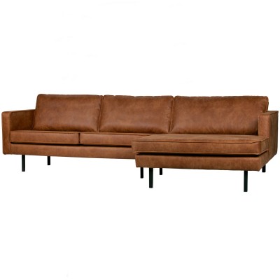 Sofa narożna Rodeo 300 cm, prawy, koniakowy, Woood