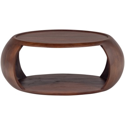 Cole stolik kawowy, brązowy, Woood