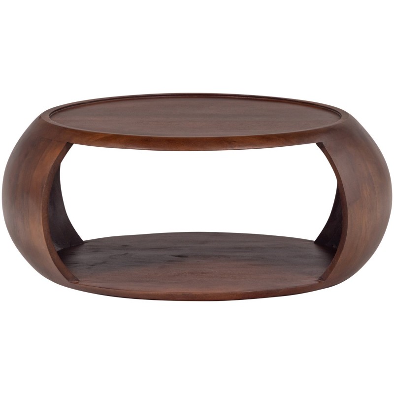 Cole stolik kawowy, brązowy, Woood