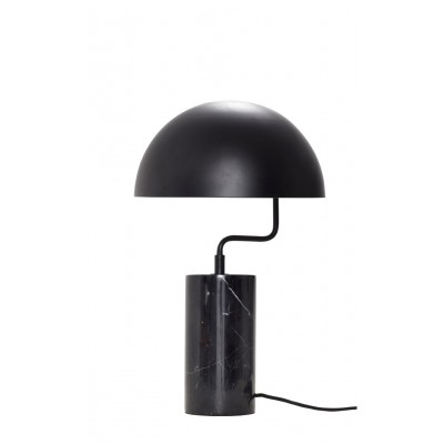 Lampa stołowa z czarnego marmuru, Hübsch