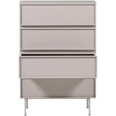 Komoda Tours wysoka z szufladami, sand, Woood