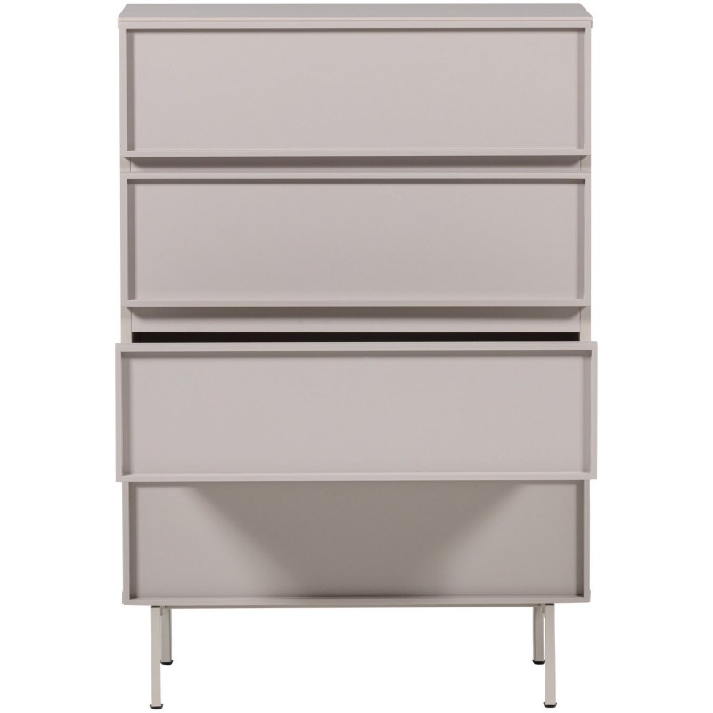 Komoda Tours wysoka z szufladami, sand, Woood