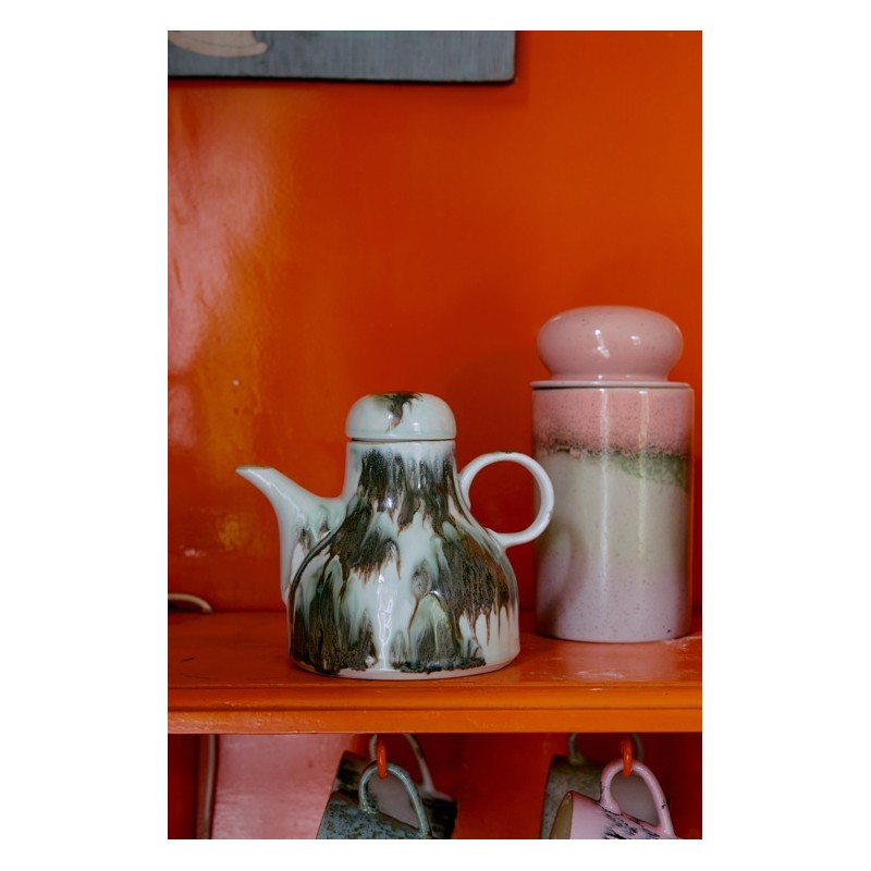 Dzbanek Tide, 70's, odcienie zieleni, HKliving