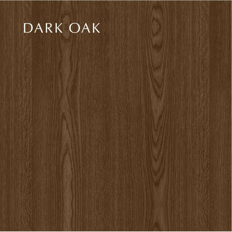 Komoda Italic, przesuwne drzwi, ciemny dąb i szkło, Umage