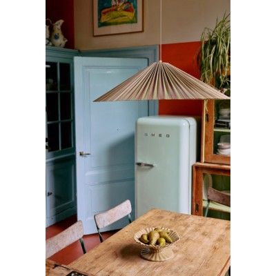 Lampa wisząca Plisse Verdura, odcienie zieleni, HKLiving