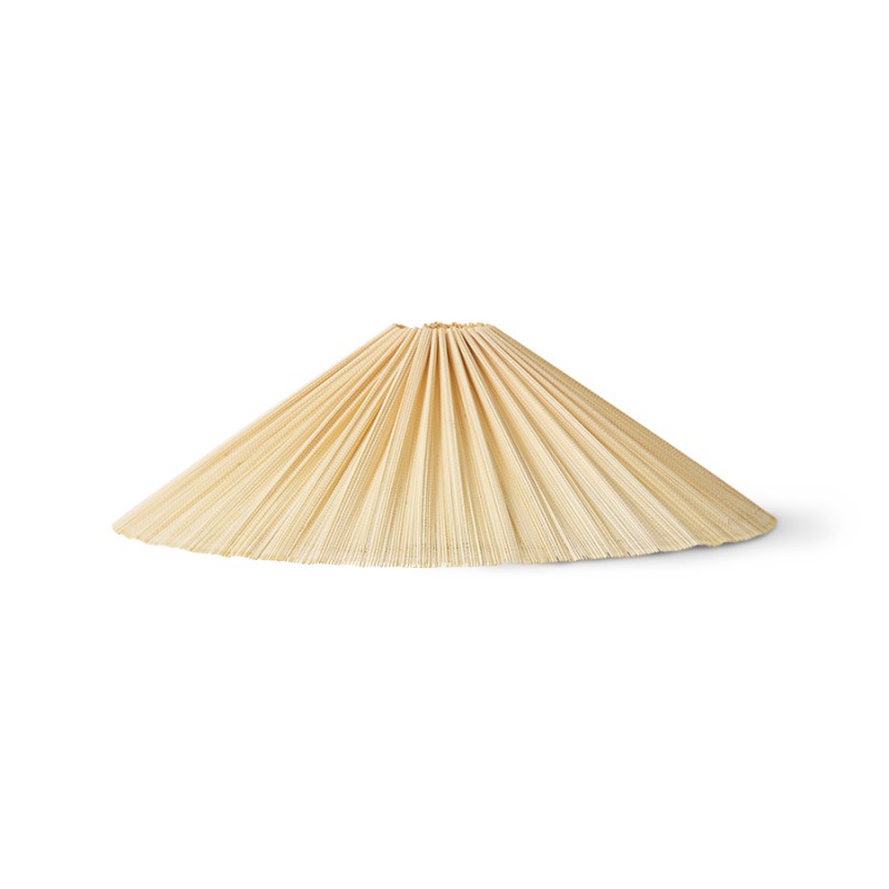 Abażur do lampy Plisse Ivory, naturalny, HKLiving