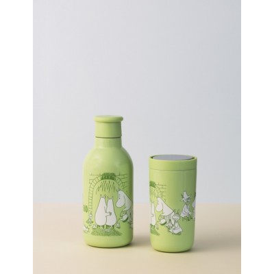 Kubek termiczny To- Go Mumin Home, limonkowy, 200 ml, Stelton