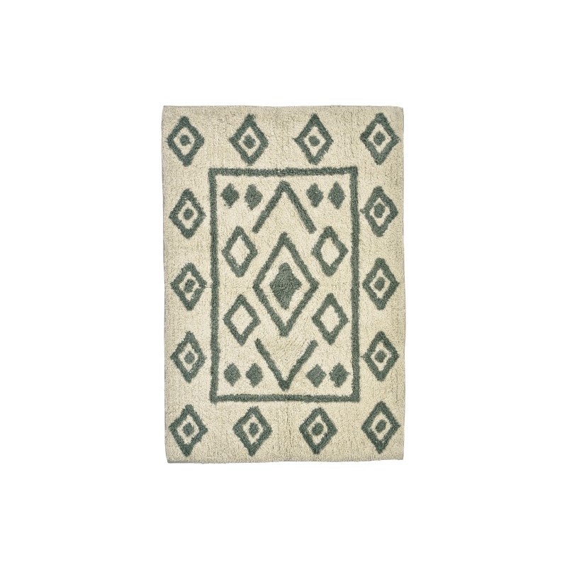 Tuft bawełniany dywanik łazienkowy, dusty blue, Madam Stoltz