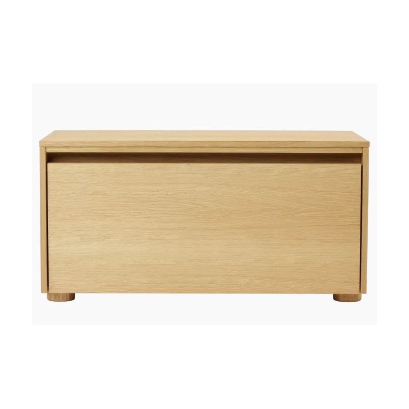 Hideaway ławka ze schowkiem, gładka, naturalny dąb, Umage