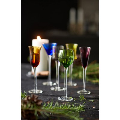 Kieliszki do sznapsa Aquavit 6 szt. mix, Lyngby Glas
