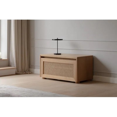 Hideaway ławka ze schowkiem i poduszką white sands, dąb gładki, Umage