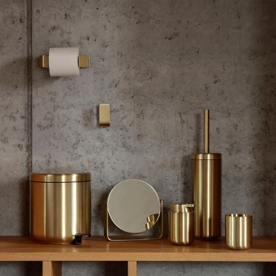 Łazienkowy kosz na śmieci UME, złty, Zone Denmark