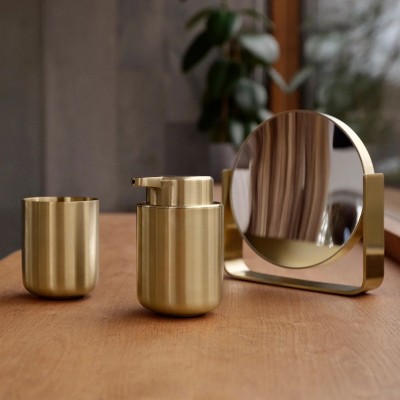 Lusterko kosmetyczne Ume, złote, Zone Denmark