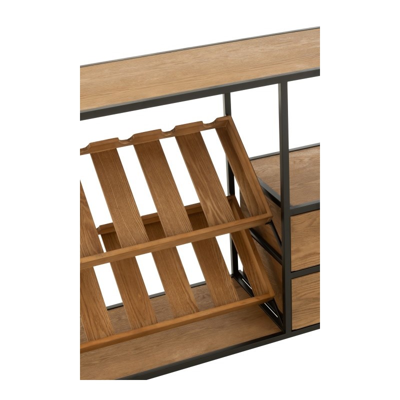 Komoda na wino Wine, naturalna, J-Line