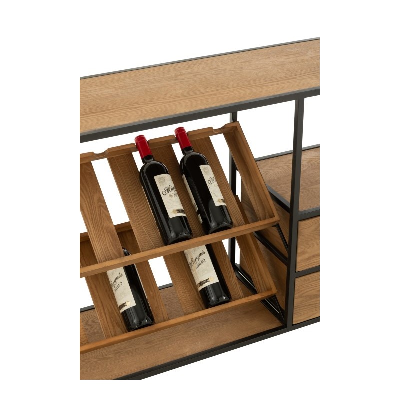 Komoda na wino Wine, naturalna, J-Line
