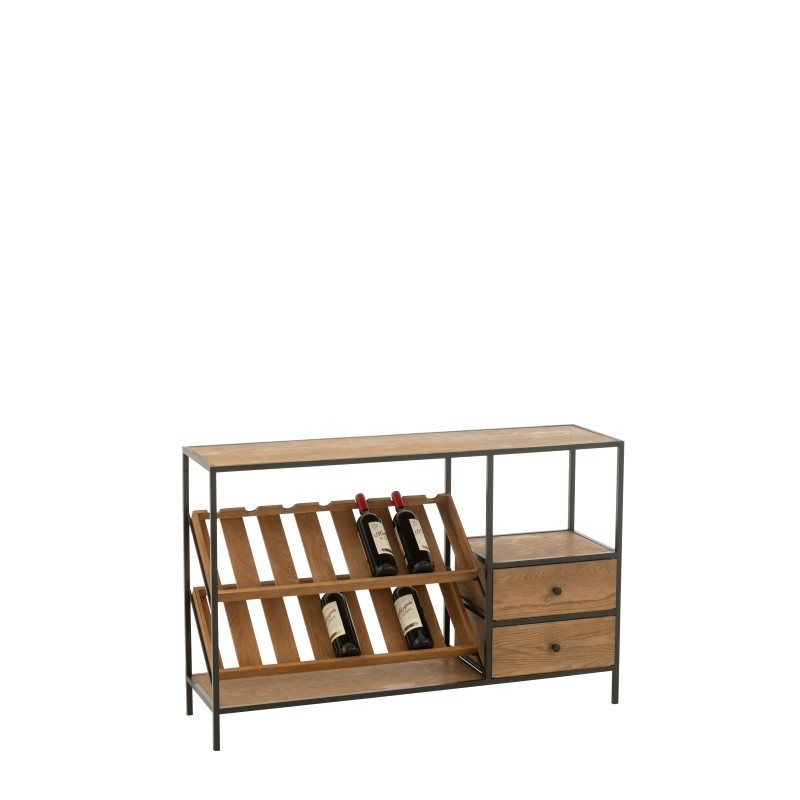 Komoda na wino Wine, naturalna, J-Line