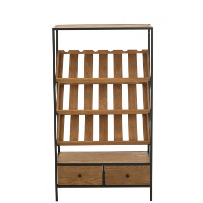 Witryna na wino Wine M, naturalna, J-Line