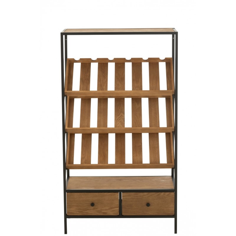 Witryna na wino Wine M, naturalna, J-Line