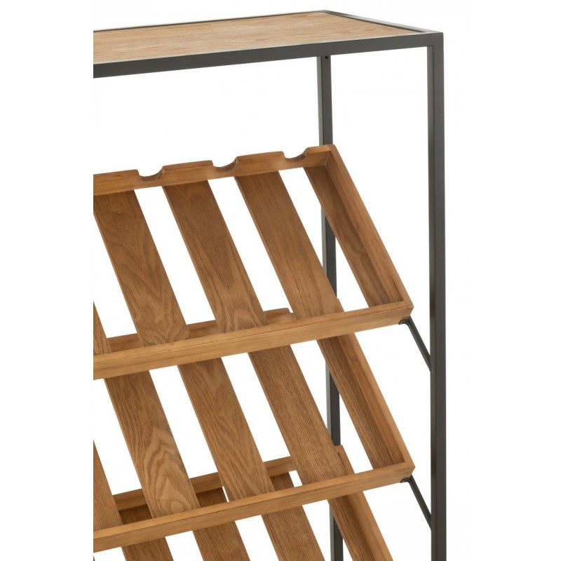 Witryna na wino Wine M, naturalna, J-Line